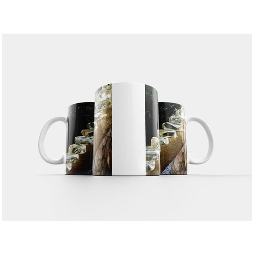 фото Кружка "смотрит, стекло, лед" 320 мл lotsprints