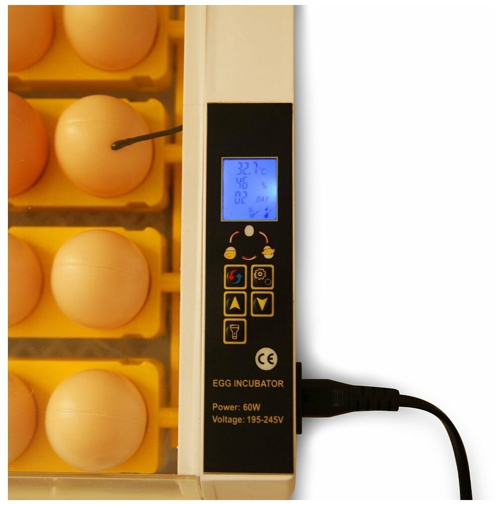 Инкубатор HHD 24 автоматический для яиц с овоскопом - фотография № 4