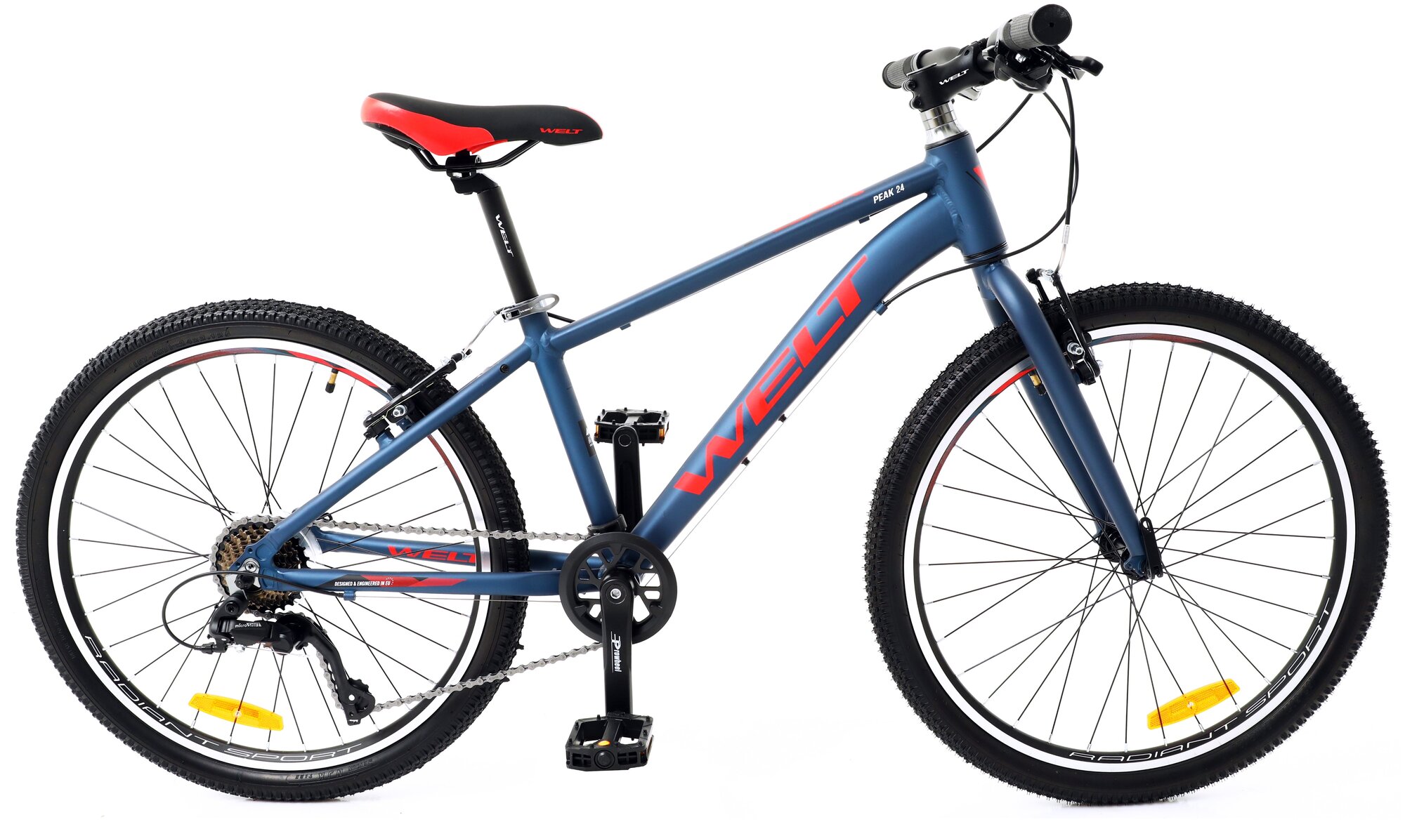 Горный (MTB) велосипед Welt Peak 24 Rigid (2022) bluegrey 13" (требует финальной сборки)