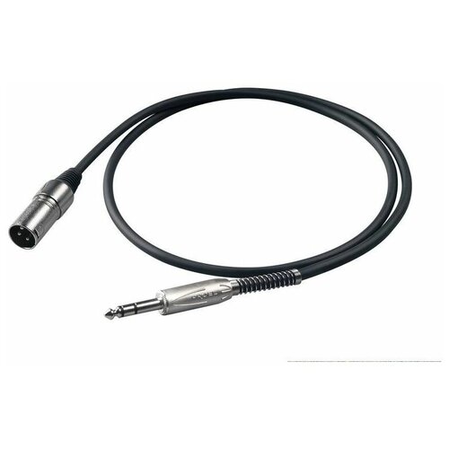 Шнур Proel 6.3mm Jack - XLR 0.5m BULK230LU05