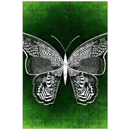 фото Магнитный пазл 27x18см."бабочка, крыло, летающий" на холодильник lotsprints