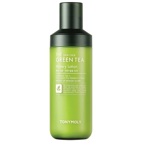 мицеллярная вода с экстрактом зеленого чая tony moly the chok chok green tea cleansing water 300 мл TONY MOLY The Chok Chok Green Tea Watery Lotion Увлажняющий лосьон с экстрактом зеленого чая, 160 мл.