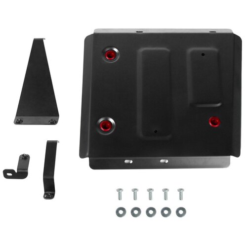 фото Защита топливного бака автоброня для kia seltos fwd/4wd 2020-н. в сталь 1.8 мм, с крепежом, 111.02851.1