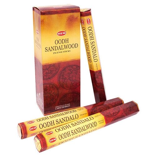 Благовония палочки HEM Сандаловое дерево Oodh Sandalwood 120 шт