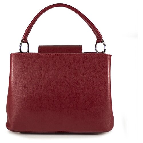 Сумка Giglio Fiorentino, натуральная кожа, бордовый