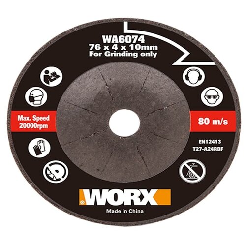 Шлифовальный диск Worx WA6074, 76х4х10 мм