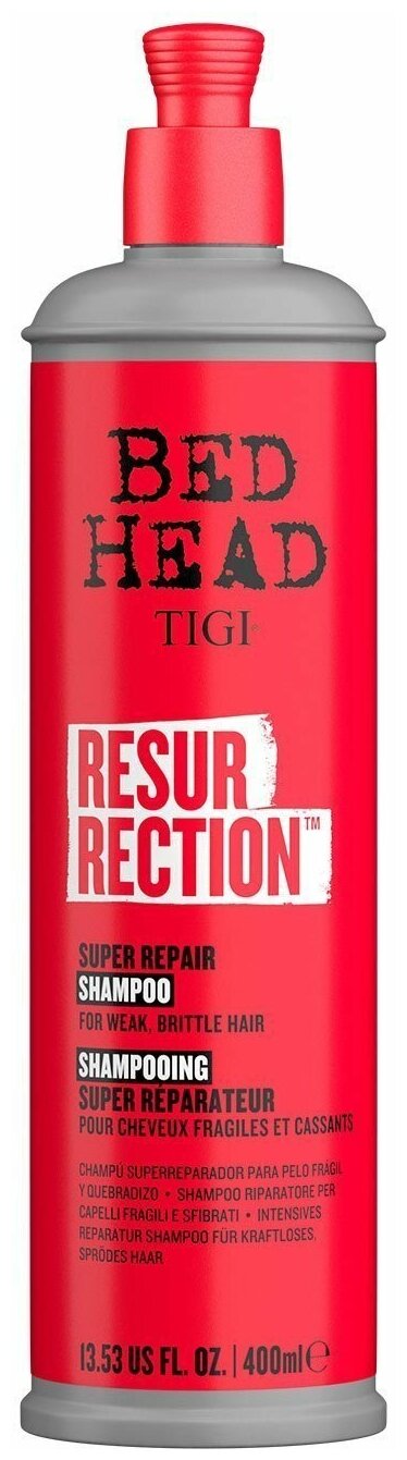 TIGI BED HEAD RESURRECTION - Шампунь для сильно поврежденных волос 400 мл