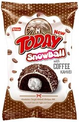 Кекс Elvan Today snowball с кофе, 1200 г, 24 уп.