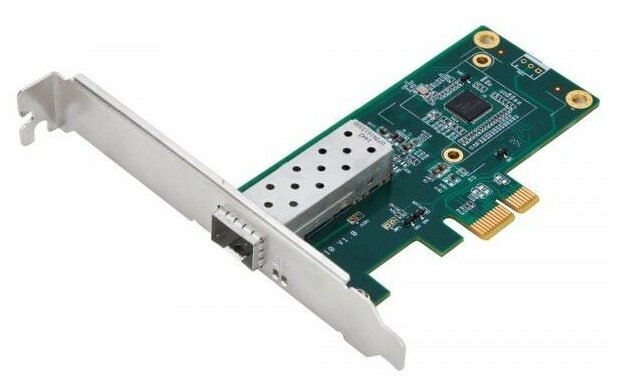 D-Link DGE-560SX 10 D1A Сетевой PCI Express адаптер с 1 портом 1000Base-X SFP низкопрофильное крепление в комплекте, 10 адаптеров в упаковке