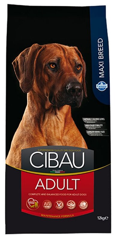 CIBAU ADULT MAXI для взрослых собак крупных пород с курицей (12 кг)