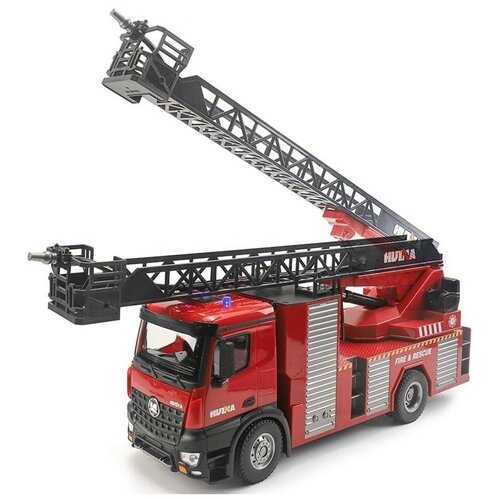 Купить Радиоуправляемая пожарная машина-лестница масштаб 1:14 2.4G - HN1561, HUI NA