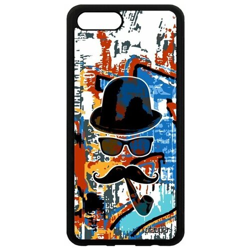 фото Чехол на мобильный honor v10 / view 10, "мистер усы" чаплин портрет utaupia