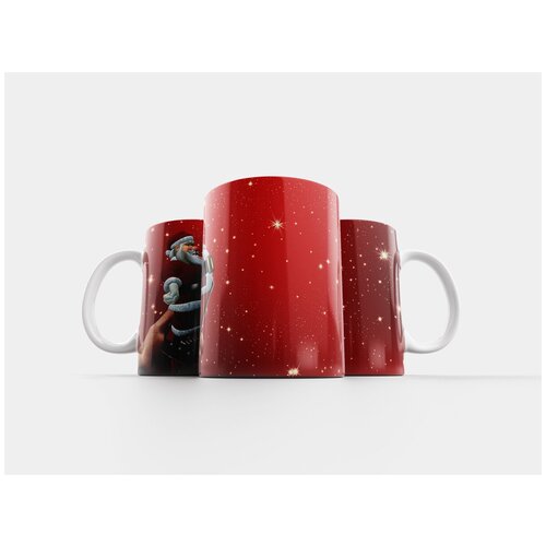 фото Кружка "санта, рождество, смартфон" 320 мл lotsprints