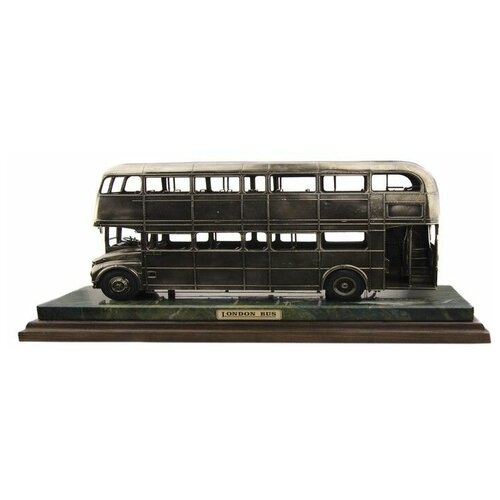 Диорама LONDON BUS 1/24 деревянный двухэтажный красный автобус лондона с фигурками