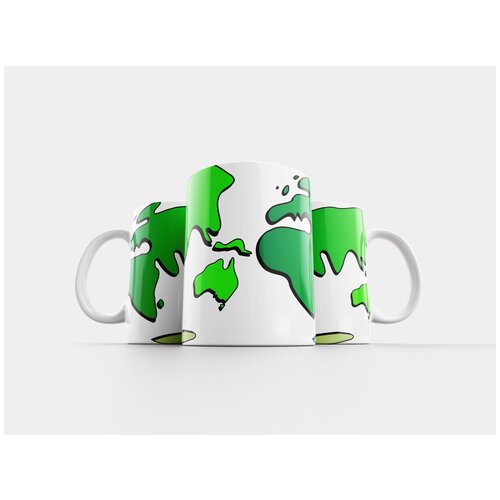 фото Кружка "континенты, глобус, земля" 320 мл lotsprints