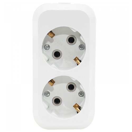 Колодка для удлинителя с 2 евророзетками (с/з)