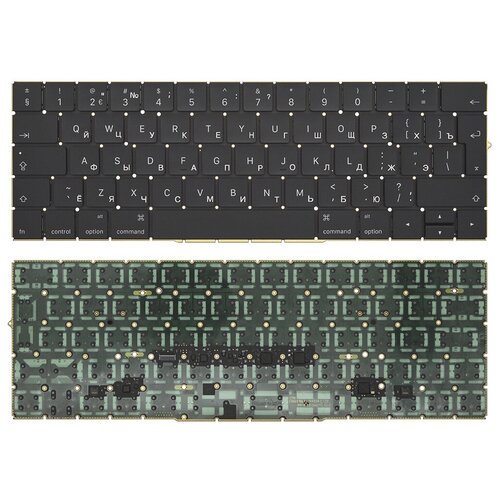 Клавиатура для ноутбука Apple MacBook Pro 15 A1707 черная с подсветкой V1 8400₽