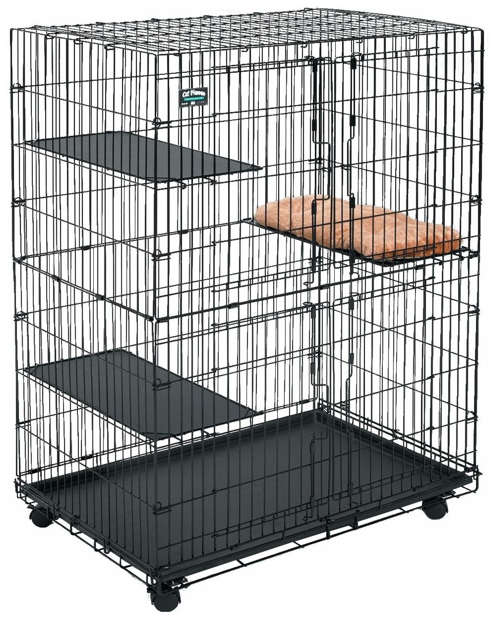 Клетка MIDWEST CAT PLAYPENS черная 91 х 60 х 128 см (1 шт)