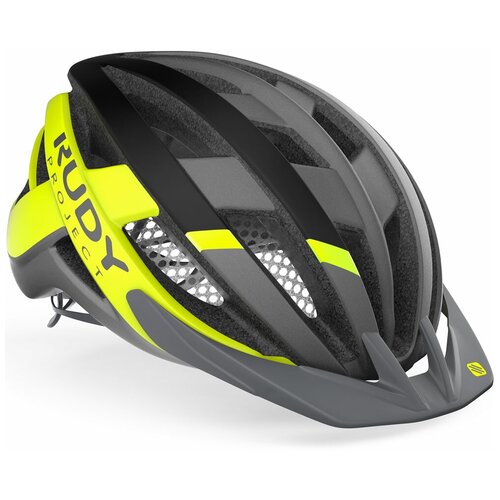 Шлем Rudy Project VENGER Cross Titanium/Yellow Fluo Matte, велошлем, размер S