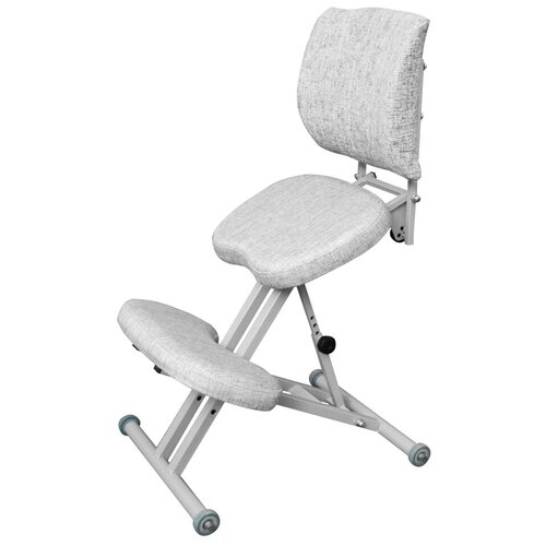 фото Takasima стул коленный эргономичный "олимп" ск-2-1 цвет антрацит (корпус белого цвета)