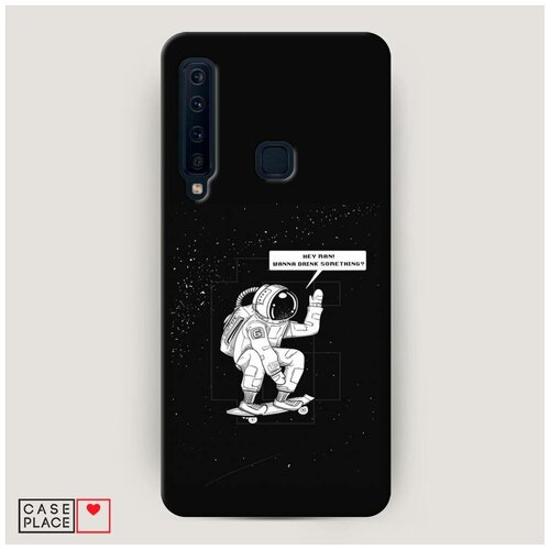 фото Чехол пластиковый samsung galaxy a9 2018 скейтер в космосе case place