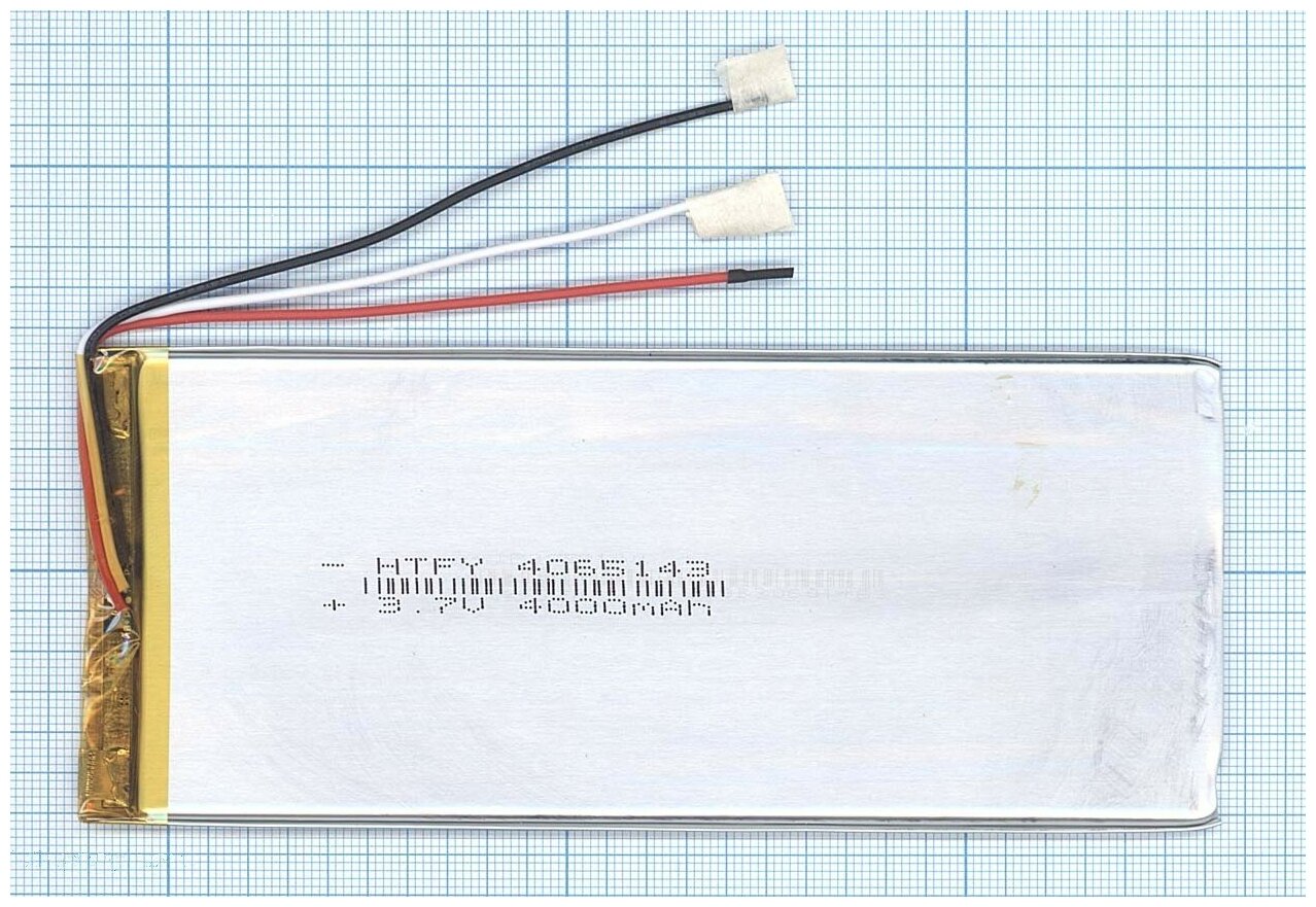 Аккумулятор Li-Pol (батарея) 4x65x143mm 3pin 3.7V/4000mAh