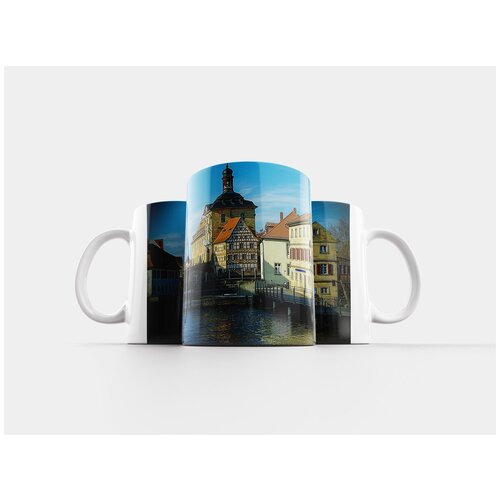 фото Кружка "бамберг, городской пейзаж, поток" 320 мл lotsprints