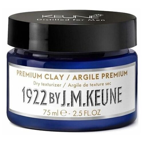 Глина Keune 1922 by J.M. Keune Premium Clay, 75 мл воск keune men 1922 by j m keune moldable clay моделирующая глина 75 мл