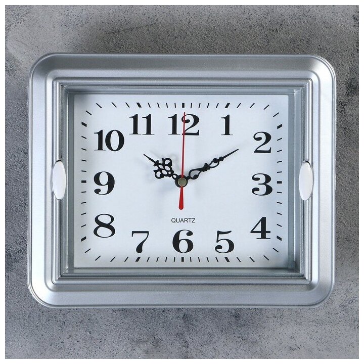 фото Часы настенные, серия: Классика, "Янита", плавный ход, 1 АА, 22 х 3 х 18 см 4719218