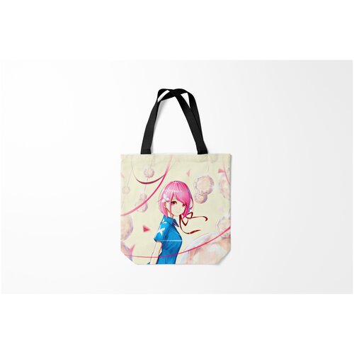 фото Сумка-шоппер / 40х40 см / аниме / girl anime burnettie