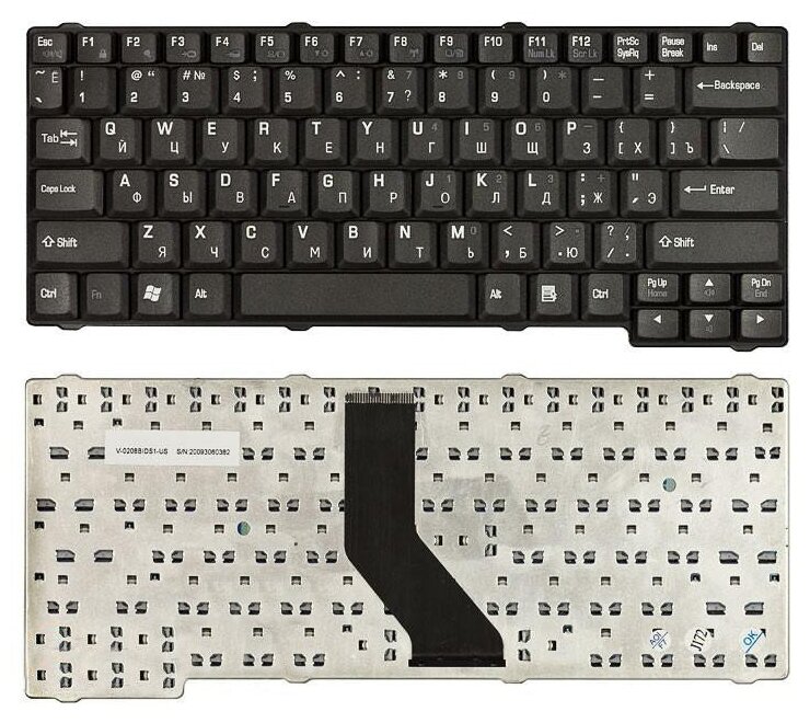 Клавиатура для ноутбука Toshiba Satellite L30 черная 1470₽