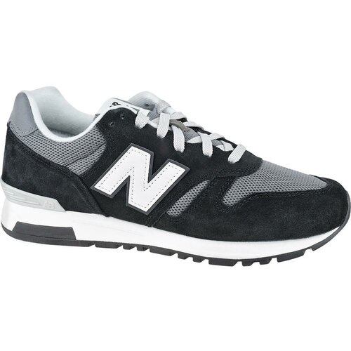 Кроссовки New Balance 565, натуральная замша, размер 11,5 US, черный