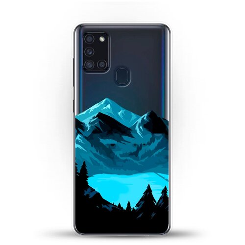 фото Силиконовый чехол горы и озеро на samsung galaxy a21s andy & paul