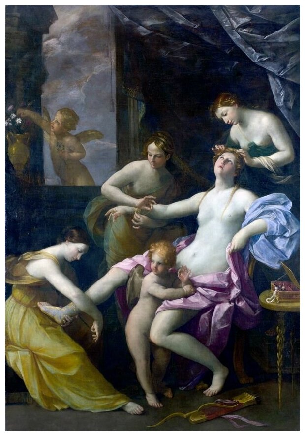 Постер на холсте Туалет Венеры (The Toilet of Venus) №2 50см. x 72см.