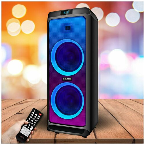 Портативная АС GINZZU GM-205 black 1744100₽