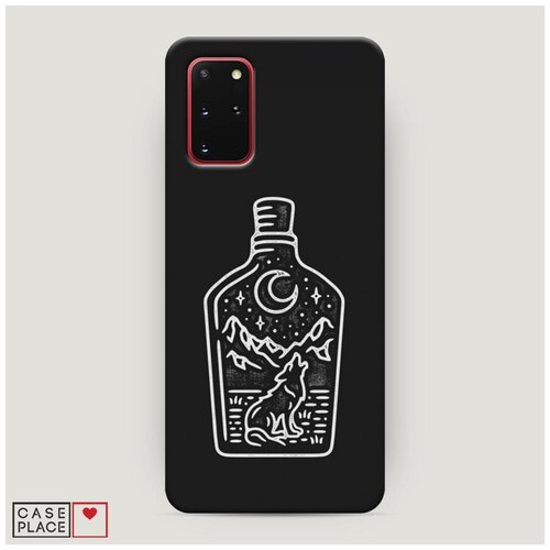 фото Чехол пластиковый samsung galaxy s20 plus бутылка арт case place