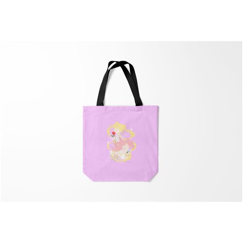 фото Сумка-шоппер / 40х40 см / аниме / sailor moon сейлор мун и чиби burnettie