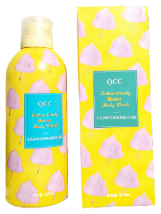 Гель-пена для душа 9CC Cotton Candy Amino Body Wash, 350 мл