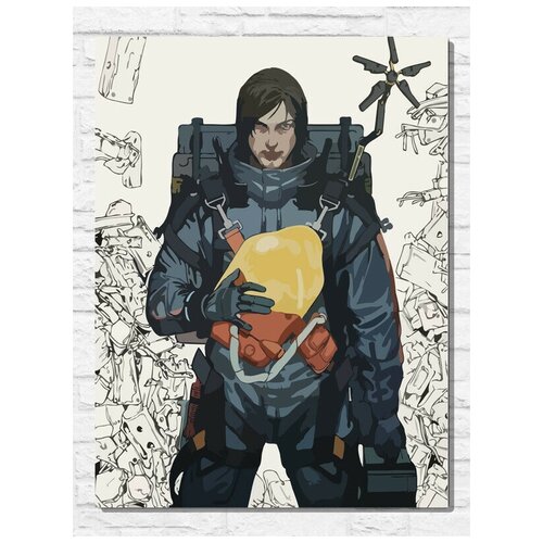 Картина по номерам на холсте игра Death Stranding (PS, Xbox, PC, Switch) - 9822 В 30x40[преобразованный]. jpg