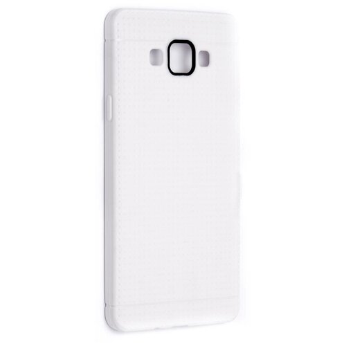 силиконовый чехол tpu case матовый для samsung a11 черный Чехол силиконовый для Samsung Galaxy A7 Fascination Case (Белый матовый)
