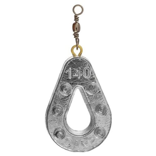 фото Груз капля карп ухо + вертлюг yugana, 140 гр. нет бренда