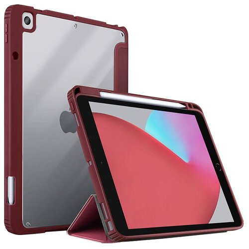 Чехол Uniq Moven Anti-microbial для iPad 10.2 2019/2020, Maroon Red [NPDA10.2GAR-MOVMRN]