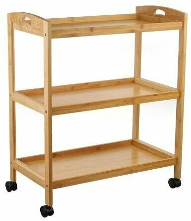 фото Этажерка КТ-ЭО-09, 3 секц, Бамбук, 33х73х60 см