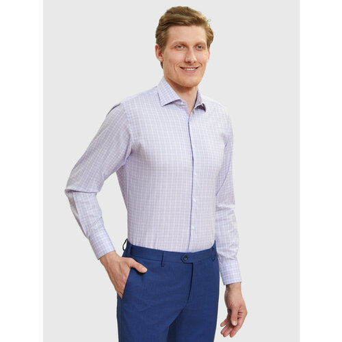 фото Рубашка kanzler, размер 43, фиолетовый