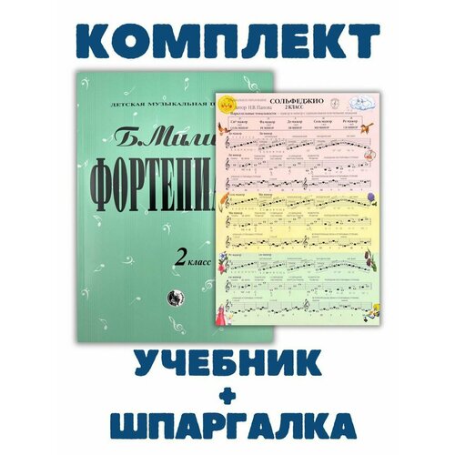 2 класс Милич Б. Фортепиано + Шпаргалка по Сольфеджио