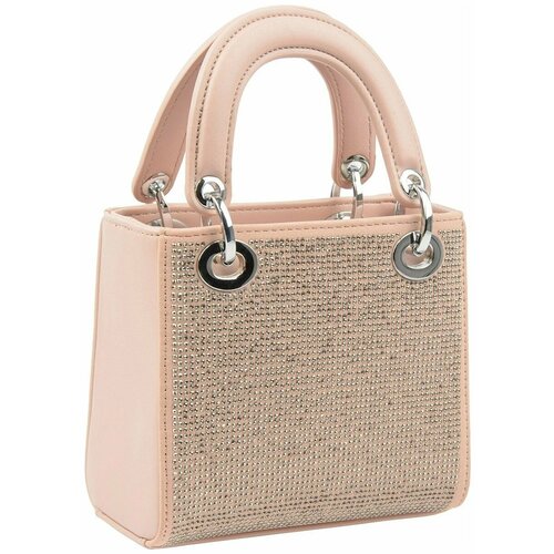 Сумка  кросс-боди Susen, фактура гладкая, розовый