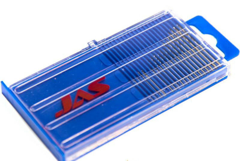 фото Набор мини сверл c титановым покрытием JAS 4272, 20 шт, 0.3-1.6 мм, HSS 4241