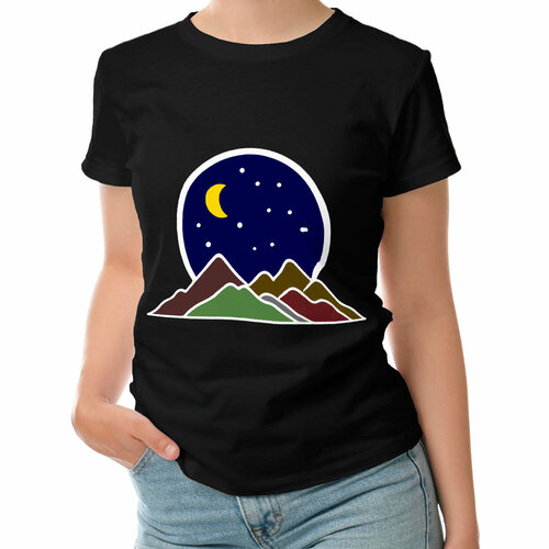 фото Футболка roly, размер s, черный