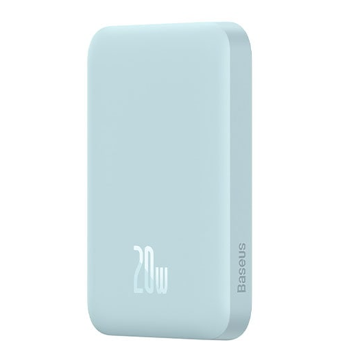 Внешний аккумулятор Baseus Magnetic Mini Wireless Fast Charge Power Bank 10000mAh 20W Blue PPCX110103 — фото 1