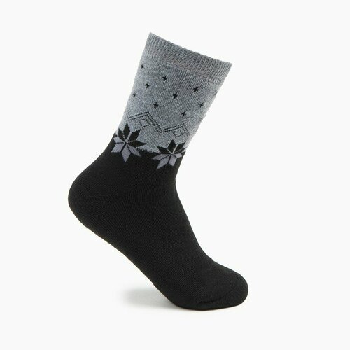 Носки Happy Frensis, размер 36/40, серый, черный носки happy frensis размер 36 40 серый